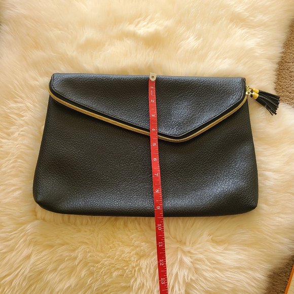 OKPTA 1519426 Leather Zippered Clutch - Picture 5 of 9